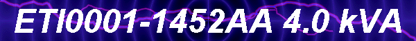 ETI0001-1452AA 4.0 kVA