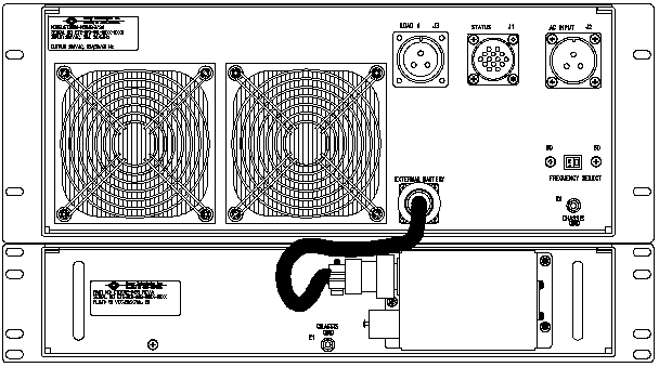 ETI0001-1241 Rugged MilSpec UPS Standard Rear Panel Layout